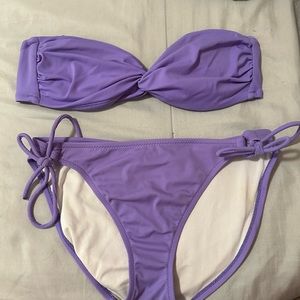 Purple bikini set